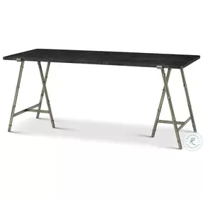 Kesden Silent Black 72" Writing Desk