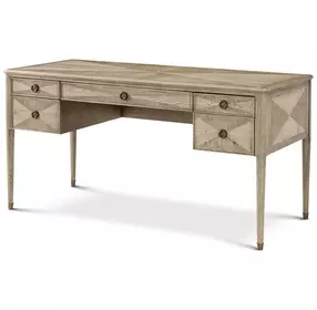Willow Creek Riverwash Oak 60" Partridge Hill Writing Desk