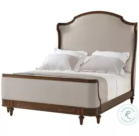 The Madeleine Avesta And Draper Performance Fabric Queen Upholstered Panel Bed