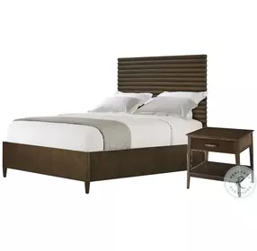Lido Bistre Low Profile Panel Bedroom Set