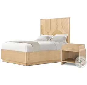 Origins Sesame Plinth Low Profile Panel Bedroom Set