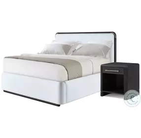 Luna Palmer Upholstered Metal Bedroom Set