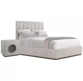 Spencer ST James Argento and Deep Brown Panel Bedroom Set