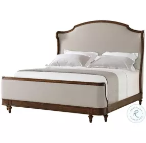 The Madeleine Avesta And Draper Performance Fabric King Upholstered Panel Bed