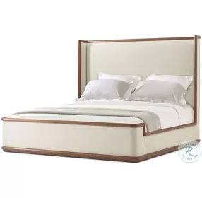 Catalina Earth King Upholstered Panel Bed