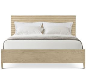 Balboa Coastal Gray King Panel Bed