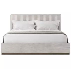 Spencer ST James Argento and Deep Brown King Panel Bed