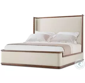 Catalina Earth California King Upholstered Panel Bed