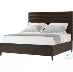 Lido Bistre California King Low Profile Panel Bed