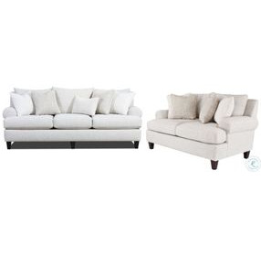 Hogan Cotton Round Arms Living Room Set