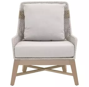 Tapestry Pumice Performance Fabric Upholstered Outdoor Club Chair