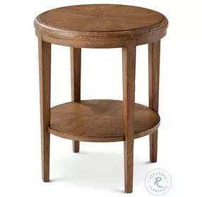 Nova Dawn 2 Tiered 18" Round Side Table