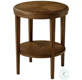 Nova Dusk 2 Tiered 18" Round Side Table