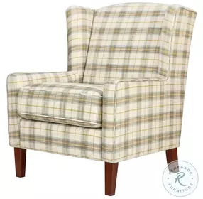 Taylor Plaid Upholstered Accent Chair