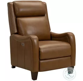 Taylor Elwood Saddle Power Recliner with Power Headrest From