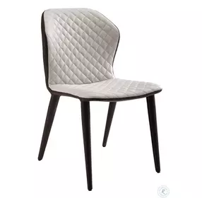 Olivia Taupe and Brown Dining Chair Set Of 2