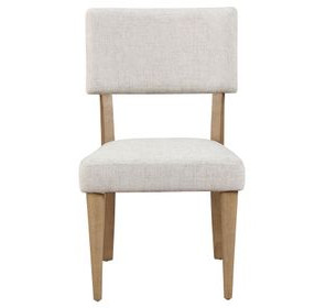 Colvin Brown and White Side Chair