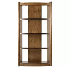 Melange Rich Golden Brown Romano Etagere with LED