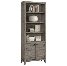 Tempe Grey Stone 32" Open Top Bookcase