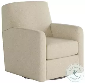 Flash Dance Journey Ivory Swivel Glider