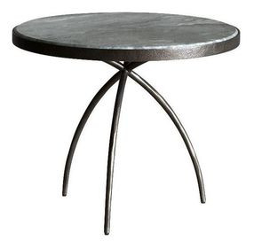 Artifacts Mica Round Quartz Top Costa Lamp Table