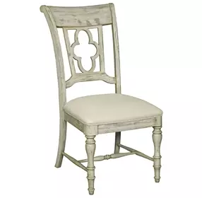 Homestead Pine Cornsilk Upholstered Side Chair Set of 2