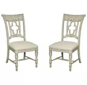 Weatherford Cornsilk Upholstered Side Chair Set of 2