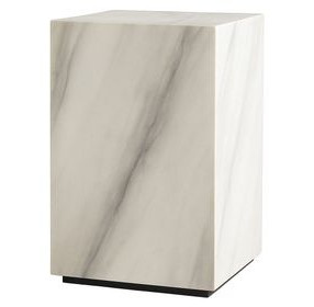 Artifacts Gray Square Cavino End Table