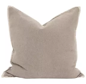 The Not So Basic Latte Performance Fabric 22" Essential Pillow Set of 2