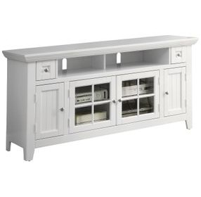 Tidewater Vintage White 62" TV Console