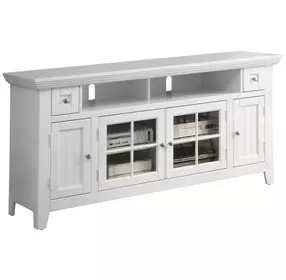 Tidewater Vintage White 62" TV Console
