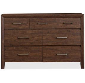 Llewellyn Columbian Walnut 7 Drawer Dresser