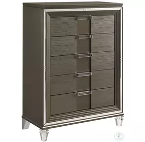 Charlotte Copper 5 Drawer Chest