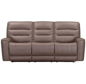 Lawson Sydney Brunette 86" Zero Gravity Triple Power Reclining Sofa with USB Charging