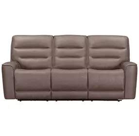 Lawmere Sydney Brunette 86" Zero Gravity Triple Power Reclining Sofa with USB Charging