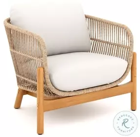 Solstice Beige Linen Outdoor Club Chair