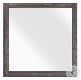 1457 Antique Grey Dresser Mirror