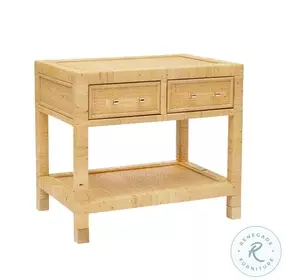 Amara Natural Rattan Nightstand