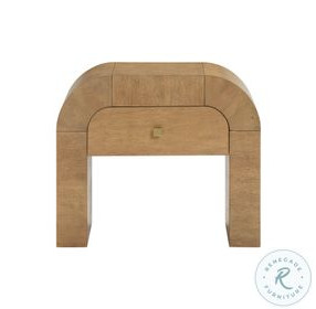 Hump Natural 1 Drawer Nightstand