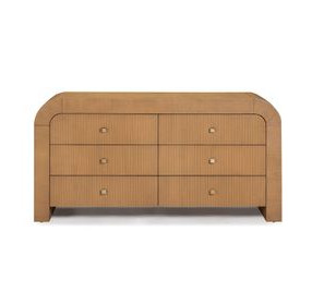 Hump Natural 6 Drawer Dresser
