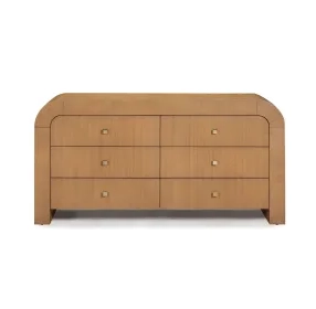 Hump Natural 6 Drawer Dresser