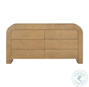 Hump Natural 6 Drawer Dresser