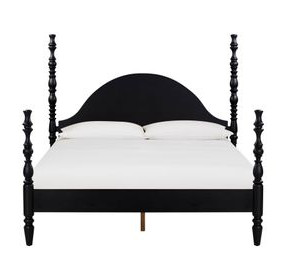 Rosalie Black King Poster Bed