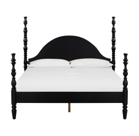 Rosalie Black King Poster Bed