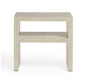 Derry Cream Open Nightstand