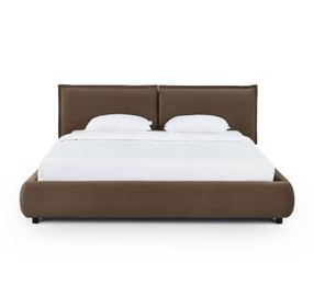 Mel Brown King Panel Bed