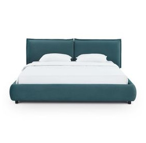 Mel Teal King Panel Bed
