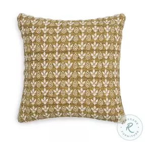 Harvest Printed Cotton 20" Accent Cushion