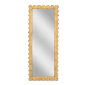 Bama Natural Rectangular Wall Mirror