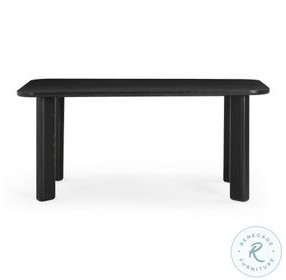 Jodie Black Ash 68" Rectangular Dining Table